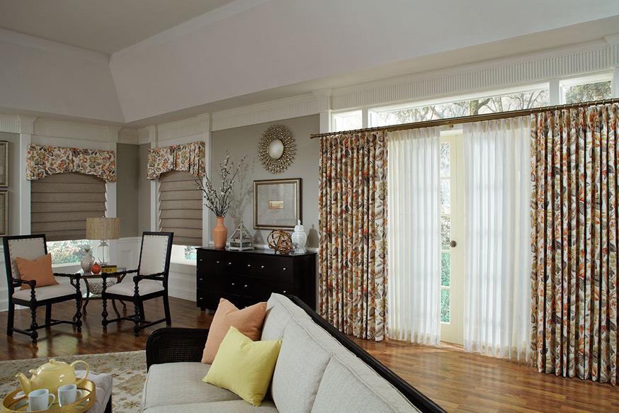 fall colors curtains and draperies Abda Indianapolis Window Treatments