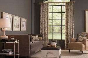 gray curtains and draperies Abda Indianapolis Window Treatments