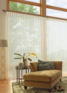 Luminette by Hunter Douglas are a perfect fit for large doors and windows.